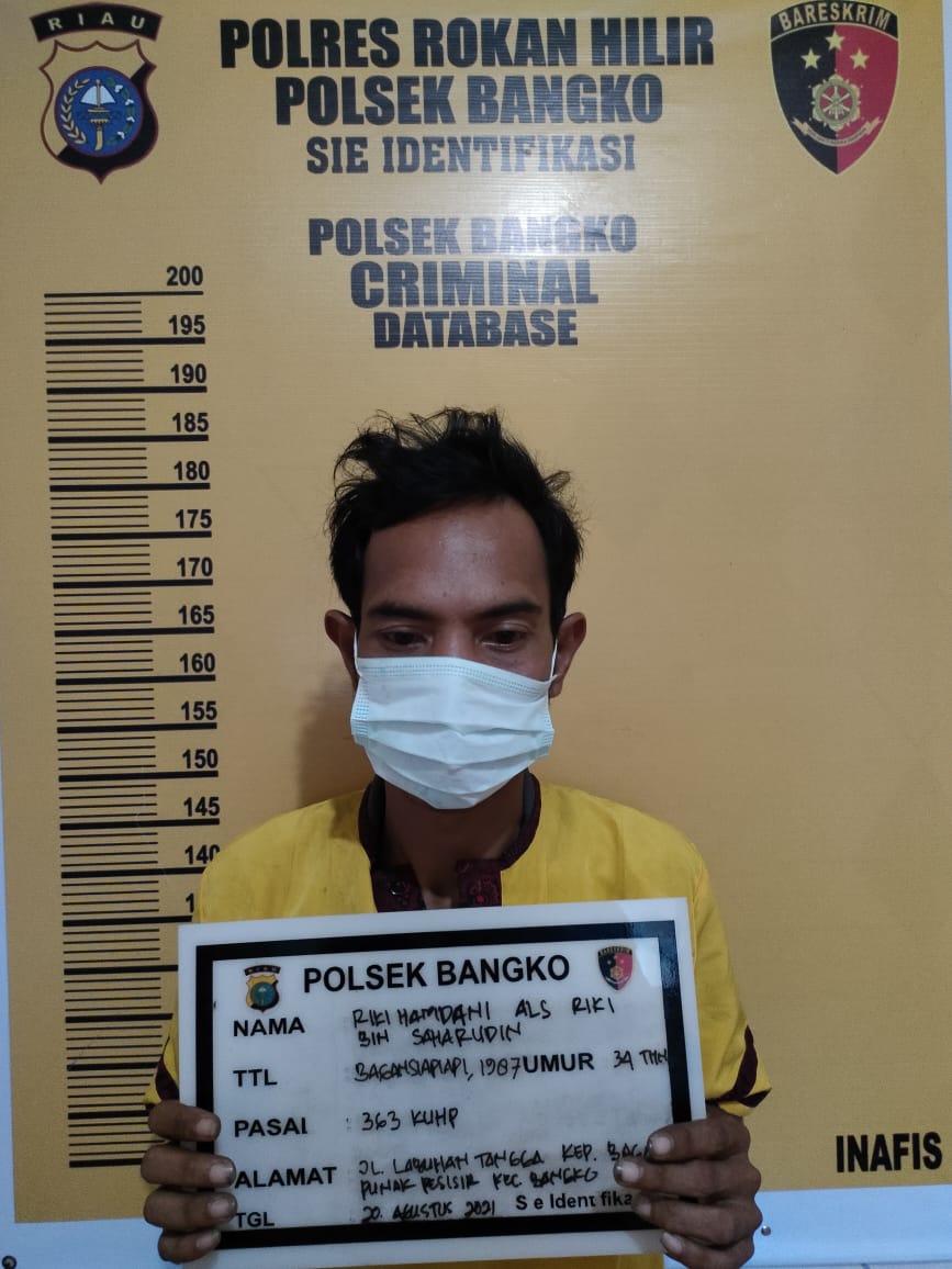 Bermula Dari Aduan Korban, Reskrim Polsek Bangko Berhasil Ringkus Pelaku Curanmor