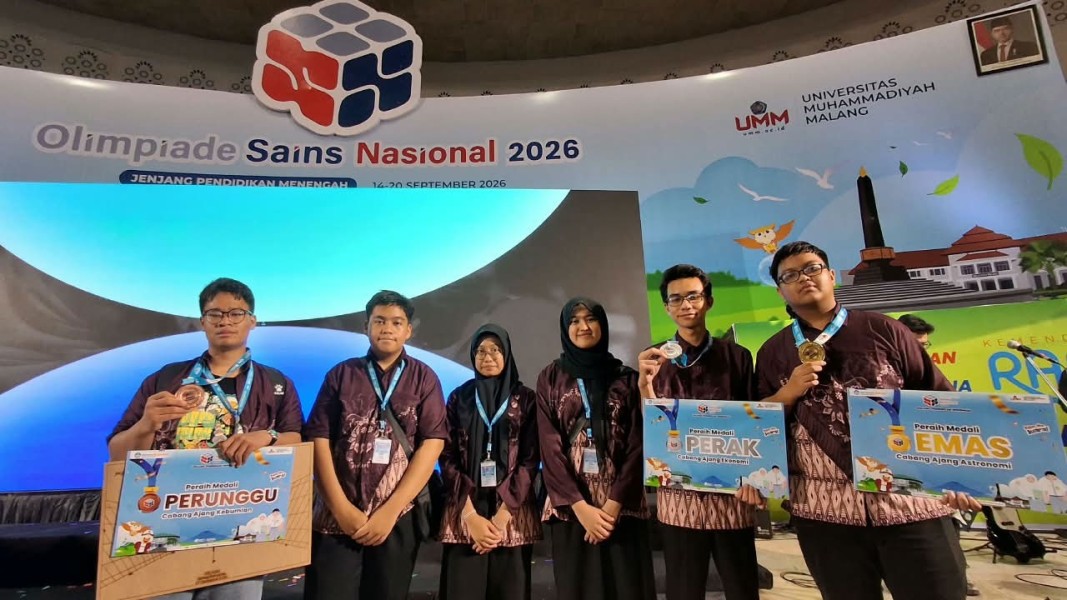 MAN 2 Kota Pekanbaru Borong 3 Medali dan 1 Honorable Mention di OSN Nasional, Emas Astronomi Jadi Satu-Satunya Milik Riau