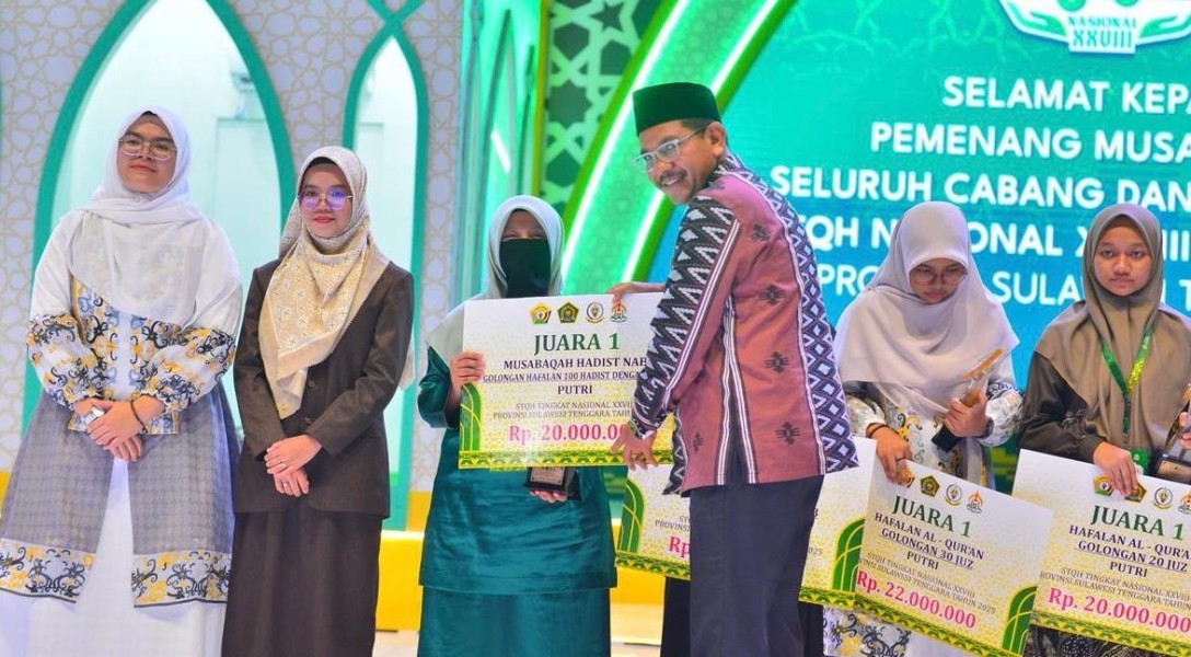Delapan Prestasi Kafilah Antarkan Riau ke Posisi Lima Besar STQH Nasional 2025