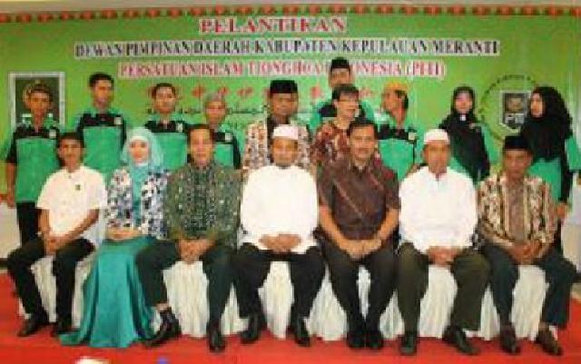 Anton Medan Hadiri Pelantikan Pengurus DPD PITI Meranti