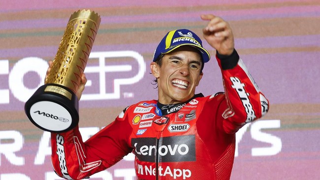 Hasil MotoGP Qatar: Marc Marquez Makin Nyaman di Papan Klasemen
