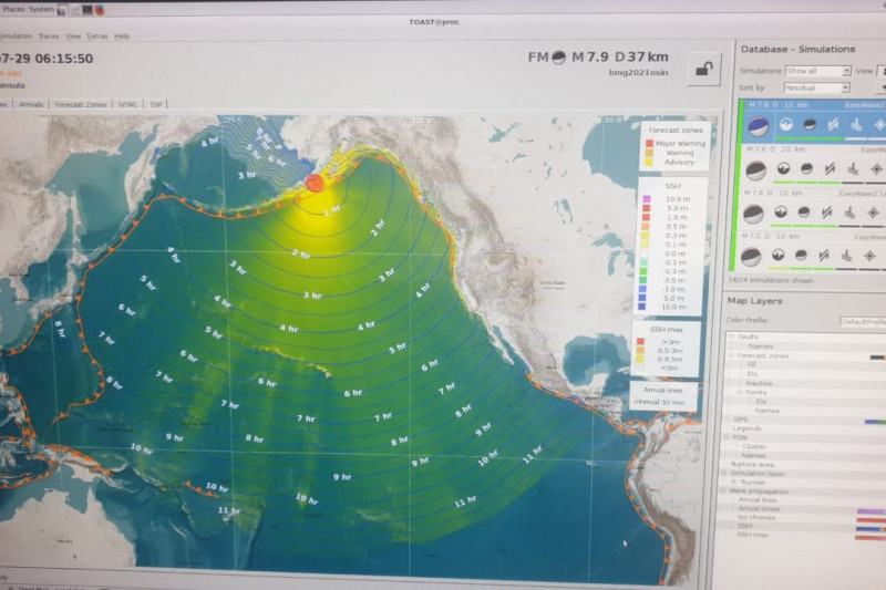 Wow, Gempa 8,2 Magnito Guncang Tenggara Alaska Berpotensi Tsunami