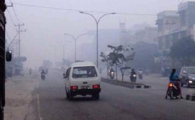 Kabut Asap Makin Tebal di Bengkalis Riau