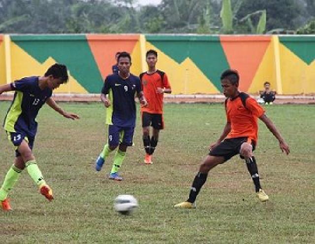  Sepakbola Tuan Rumah Inhu Sukses Hantam Pekanbaru 