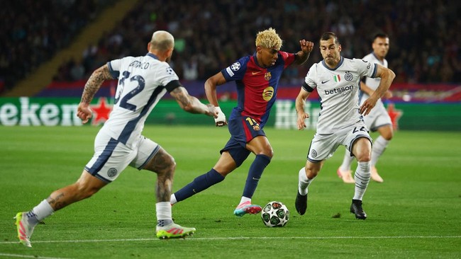 Barcelona vs Inter Seri 3 - 3 di Semifinal Liga Champions