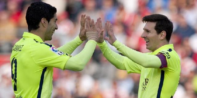  Hantam Granada, Messi dan Suarez Jadi Bintang Lagi
