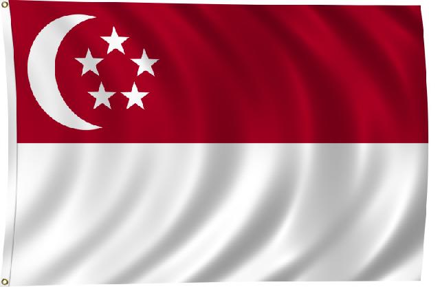 Bendera Singapura Berkibar di Vihara, Warga Tanjungpinang Heboh 