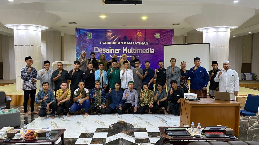 Siapkan SDM Dakwah Digital, Masjid Raya An-Nur Riau Gelar Diklat Disainer Multimedia 2025