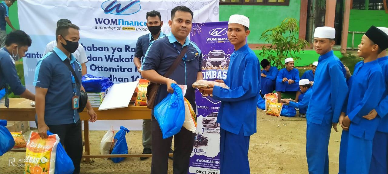 Sambut Ramadhan 1441 Hijriyah, WOM Finance Bagan Batu Rohil Berbagi ke Pondok Pesantren