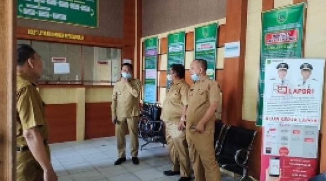 Kembali,Wabup Rohil Sidak Di Disdukcapil