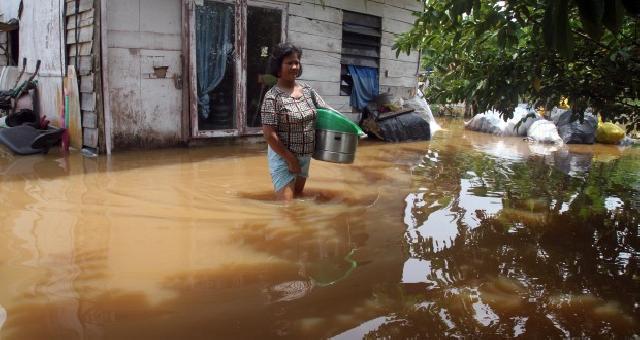 Musim Hujan, Ribuan Rumah Terendam di Riau