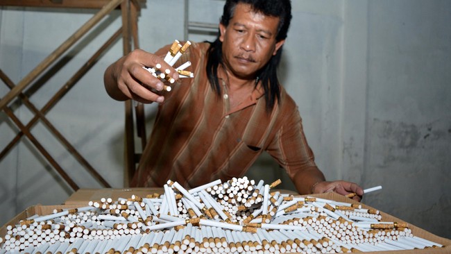 Meresahkan! Peredaran Rokok Ilegal Capai 752 Juta Batang Sepanjang Tahun 2024