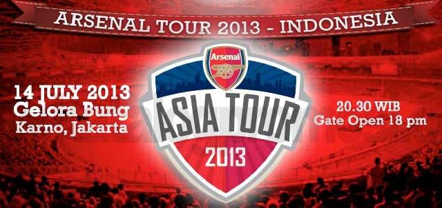 Babak I, Arsenal Ungguli Indonesia 1-0