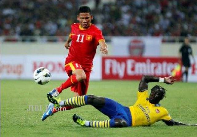 Sama dengan Indenesia, Arsenal Juga Hujani Vietnam 7 Gol