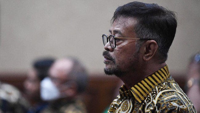 Mantan Mentan SYL Divonis 10 Tahun Penjara Terkait Kasus Pemerasan