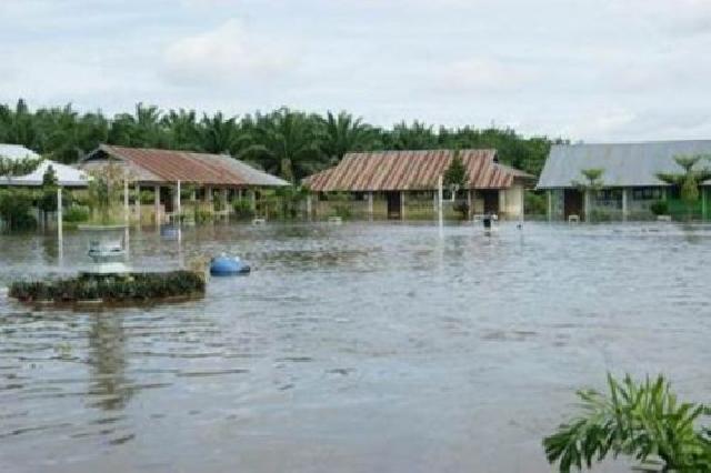  30 Sekolah di Indragiri Hulu Terendam Banjir