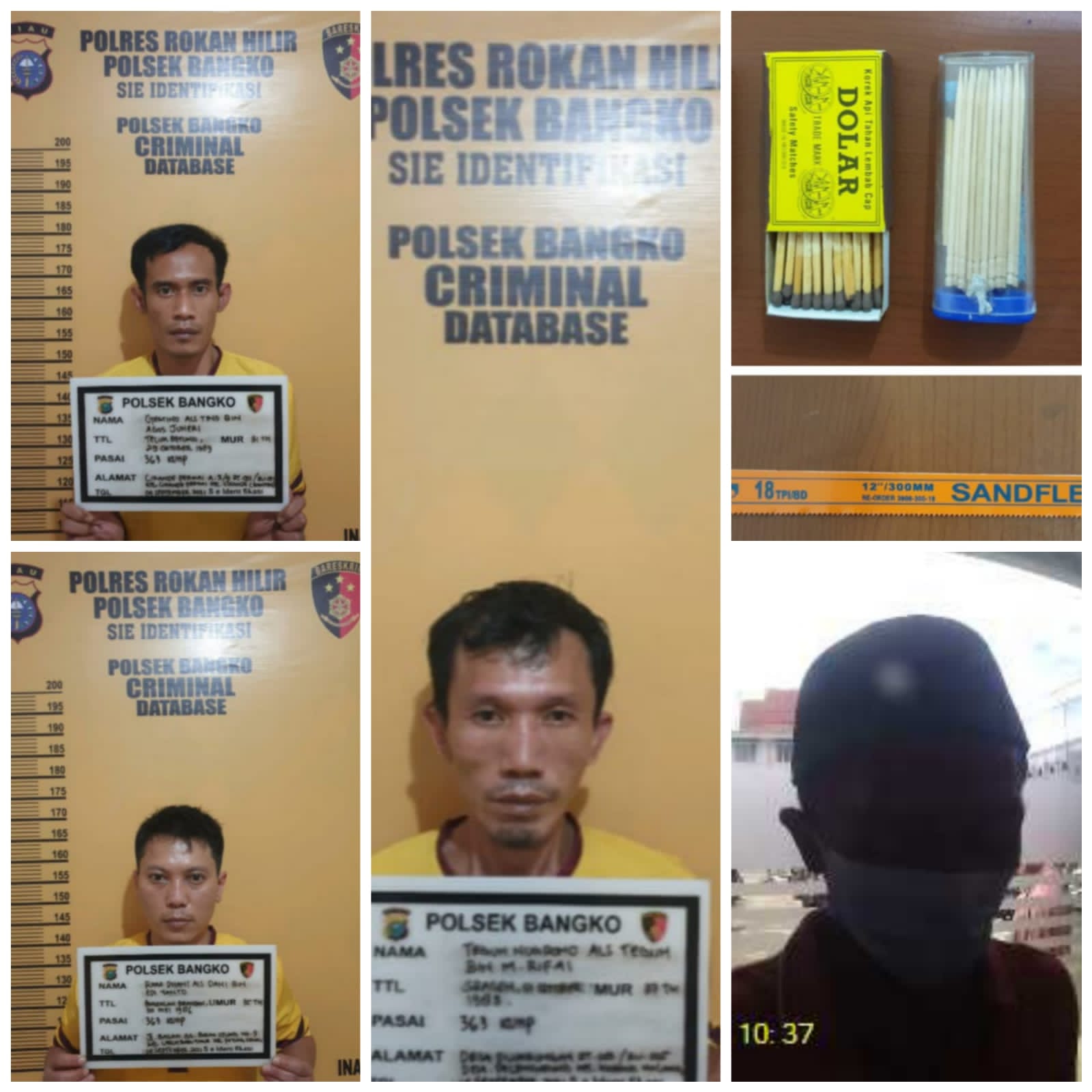Komplotan 3 Pelaku Ganjal ATM di Bagansiapiapi Dibekuk Polisi, Bobol Duit Rp 75 Juta