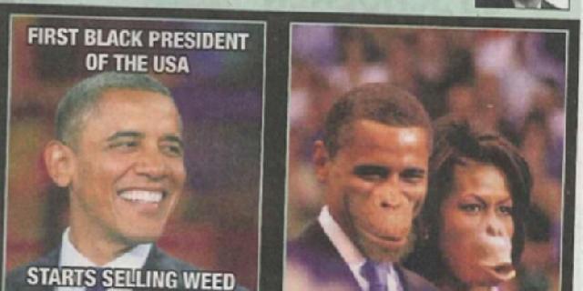   Koran di Belgia Turunkan Foto Obama dan Istrinya Mirip Kera 