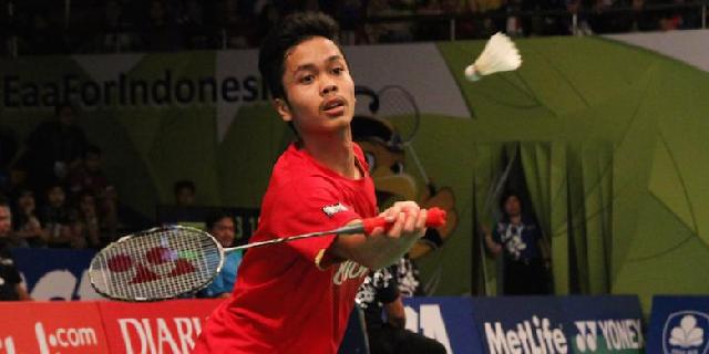  Luar Biasa, Anthony Ginting Singkirkan Unggulan Empat