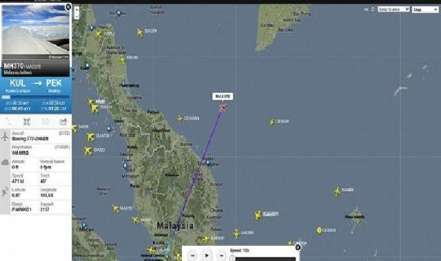 Di Mana Pesawat Malaysia Airlines Sebenarnya?