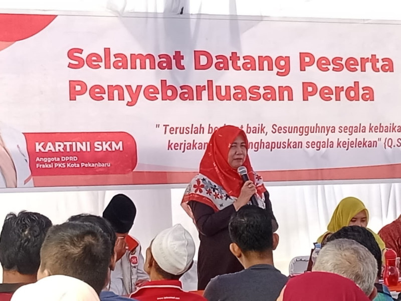 Anggota DPRD Pekanbaru Kartini Laksanakan Penyebarluasan Perda Tentang Fasilitasi P4GN
