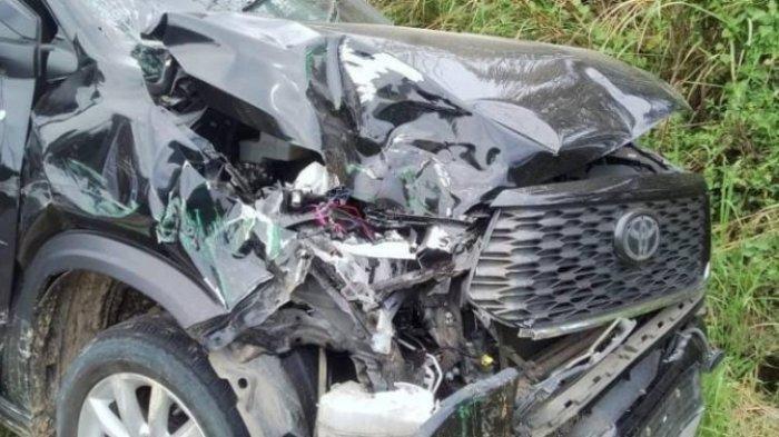 Bupati Kuansing Alami Kecelakaan di Jalan Lintas Telukkuantan-Pekanbaru