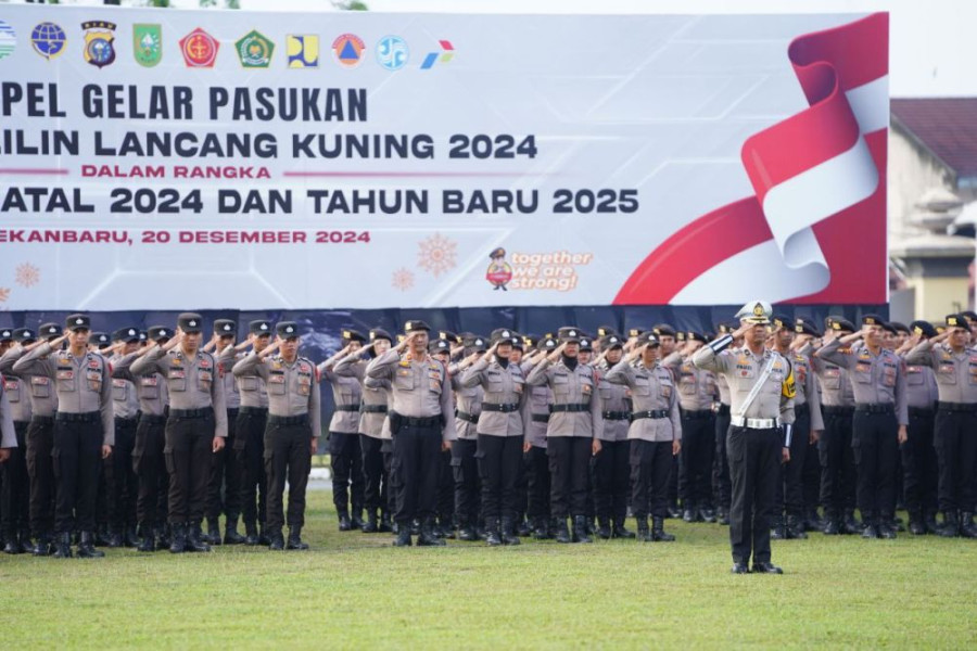 Sebanyak 2.812 Personel Gabungan Diturunkan Amankan Natal dan Tahun Baru di Riau