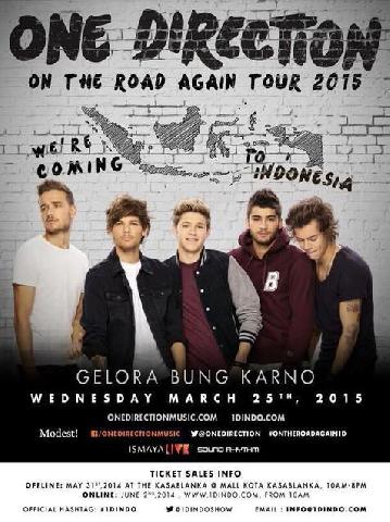  One Direction Akan Konser di Indonesia
