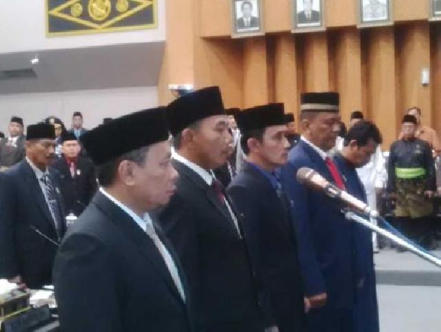  Setelah Dilantik, Ini Kata Pimpinan DPRD Pekanbaru