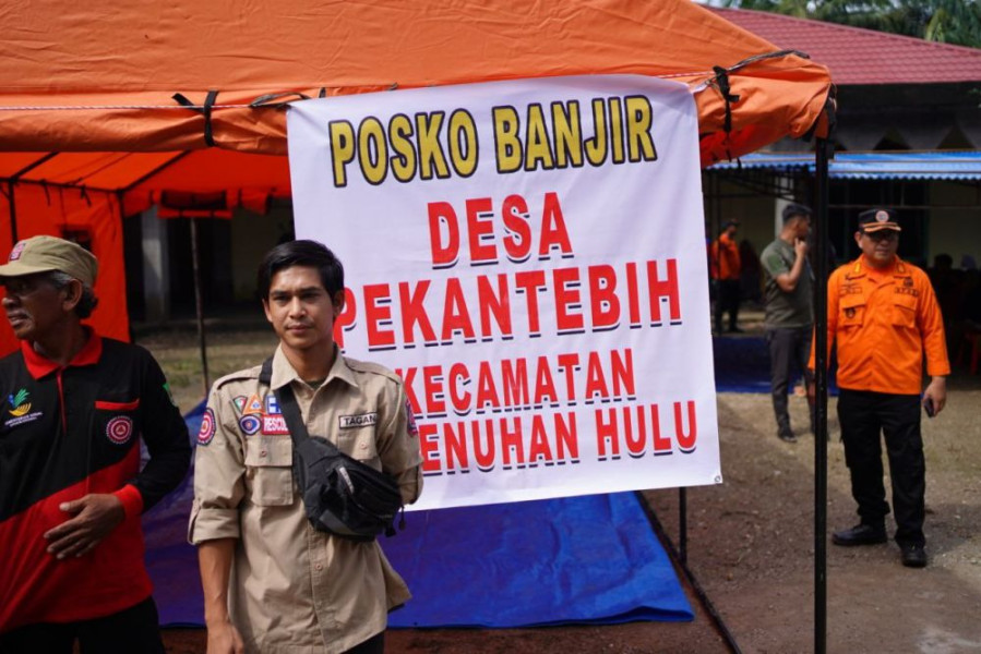 3.398 Warga Riau Mengungsi, Bantuan Terus Dikucurkan ke Daerah Terdampak Banjir