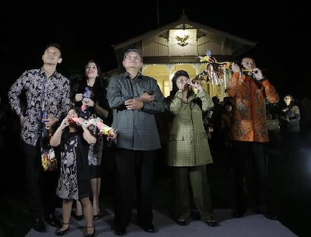  Ini Dia Cara Presiden SBY Rayakan Tahun Baru 2014