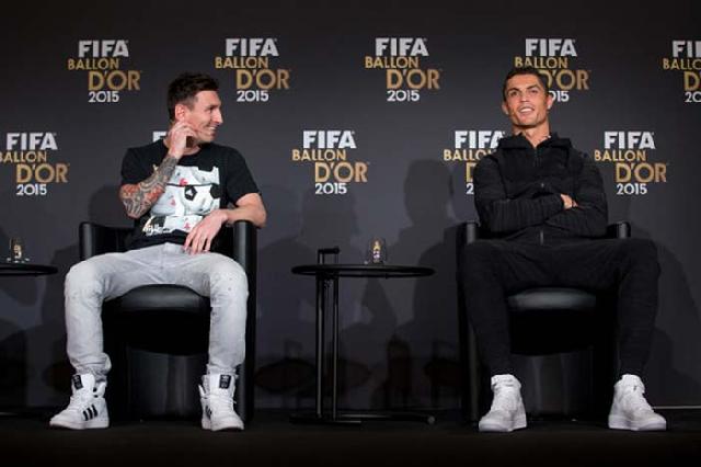 Saling Iri Ala Ronaldo dan Messi 
