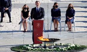 Spanyol Gelar Upacara Peringatan Untuk Puluhan Ribu Korban Corona