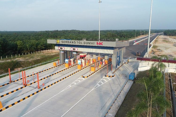 2 November 2020 Masuk Tol Pekanbaru-Dumai Bayar. Berikut Rincian Tarifnya