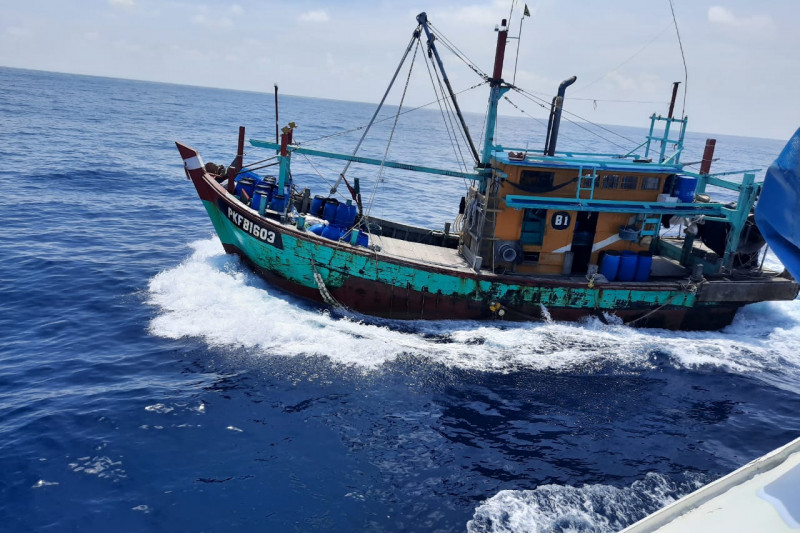 Hingga Juli 2021, KKP Tangkap 125 Kapal Ikan