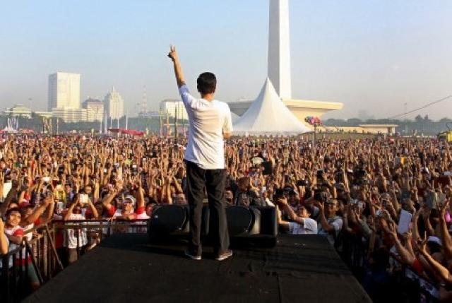 Kampanye di Monas Jokowi Offside