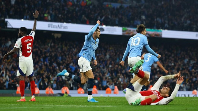 Man City Gusur Liverpool di Papan Klasemen Usai Menahan Imbang di Arsenal