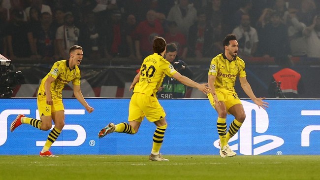PSG Angkat Koper Usai Dihancurkan Borussia Dortmund si Semifinal Liga Champion