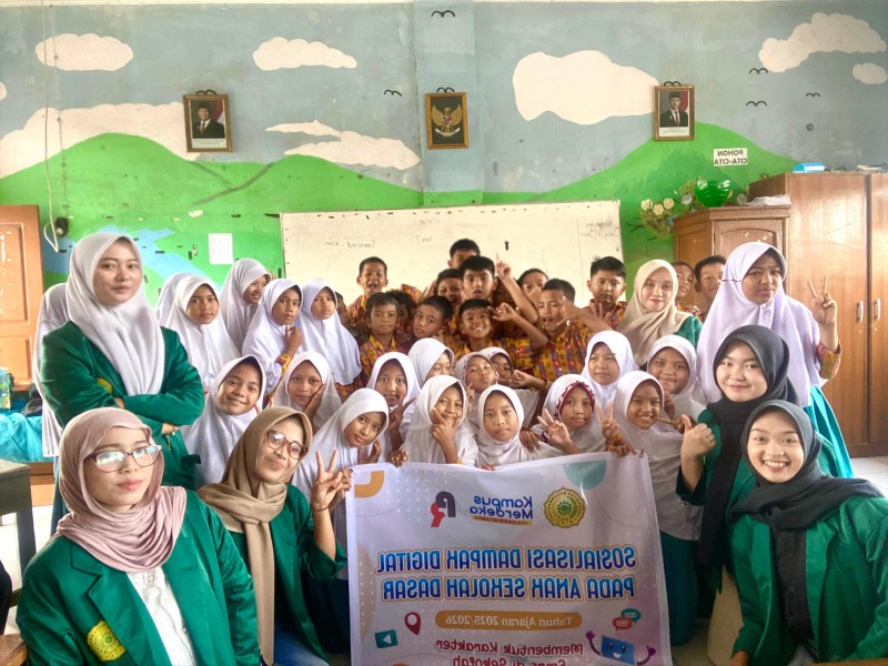 Mahasiswa UMRI Sosialisasikan Dampak Digital pada Anak Sekolah Dasar