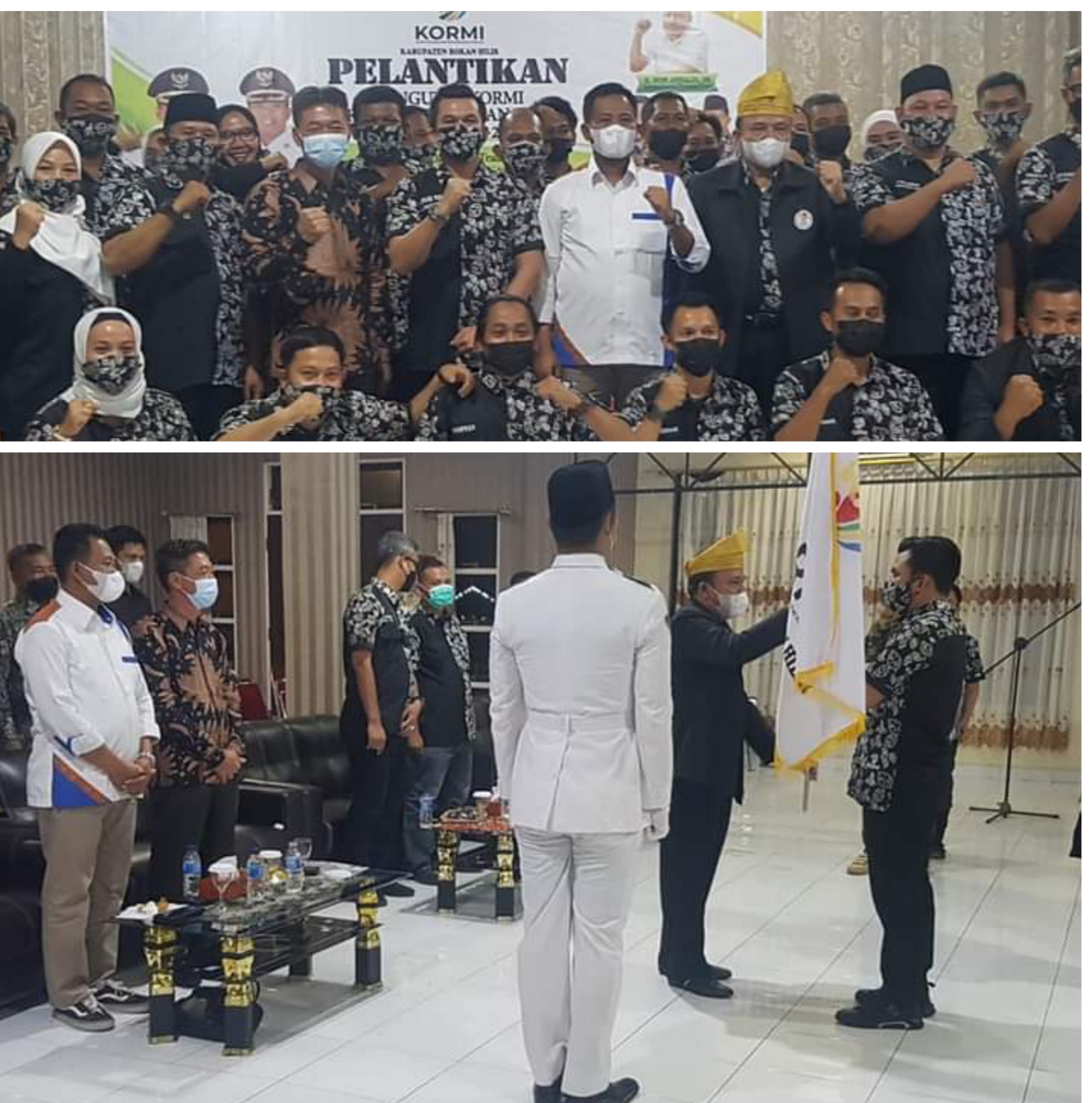 Hadiri Pelantikan KORMI, Bupati Rohil Cabor Bisa Tangkal Kecanduan Bermain HP Anak-Anak