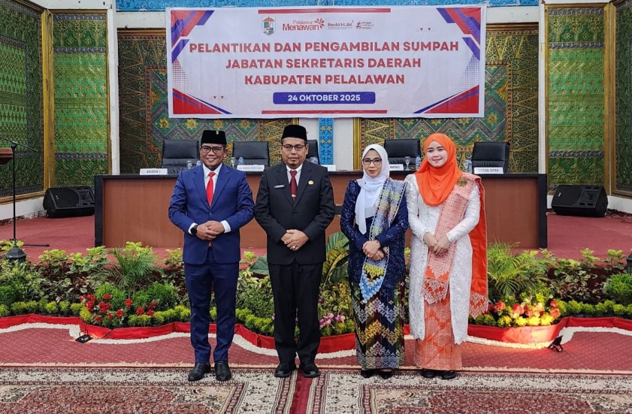 Resmi Jadi Sekda Pelalawan, Zulfan: Mohon Doa dan Dukungan