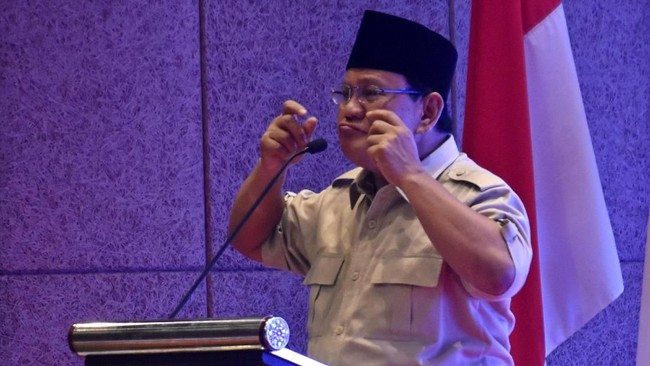 Prabowo: Ngapai Bangun Bandara-Jalan Raya Bila Negara dan Rakyat tak Aman