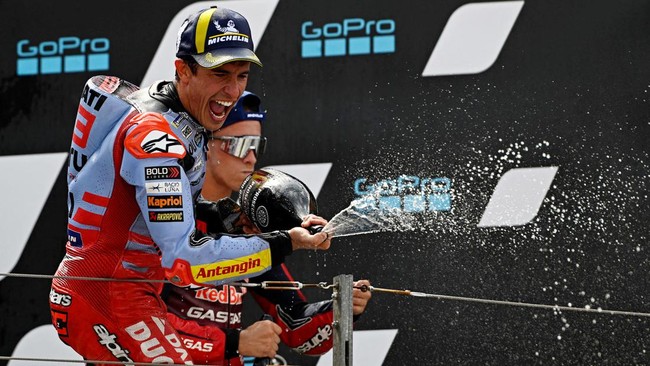 Usai Naik Podium di MotoGP Aragon, Marquez Peringatkan Tim Honda