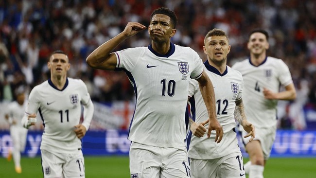 Jadwal Siaran Langsung Inggris vs Slovenia di Euro 2024: Demi Juara Grup!