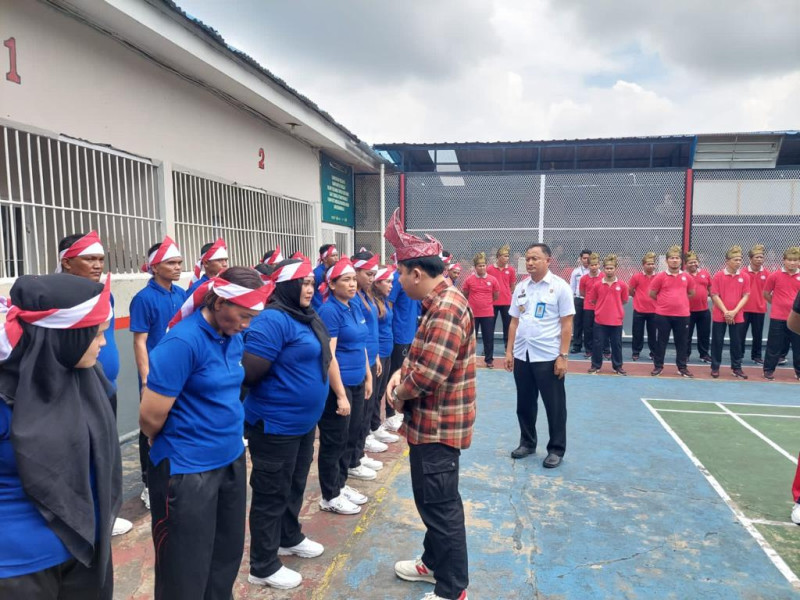 Fajar Lase Sapa WBP Lapas Kelas II A Bagansiapiapi, Lembaga Pemasyarakatan Terpadat di Indonesia