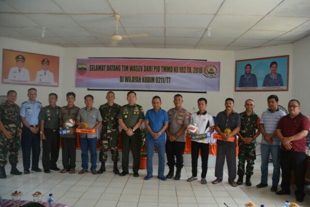 Tim Wasev Mabes TNI-AD Tinjau Pelaksanaan TMMD di Toga Basir