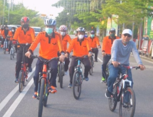 Gelar Fun Bike,Meriahkan Hari Jadi ke-22 Kabupaten Rokan Hilir
