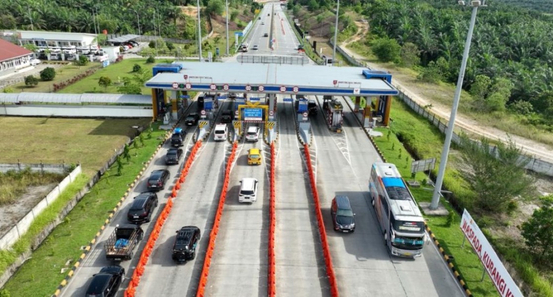 Volume Kendaraan di Jalan Tol Riau Meningkat Signifikan di Libur Lebaran