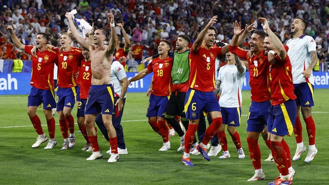 Spanyol vs Inggris: Jurus Jegal Dominasi Tim Matador yang Sudah Berlangsung 23 Tahun