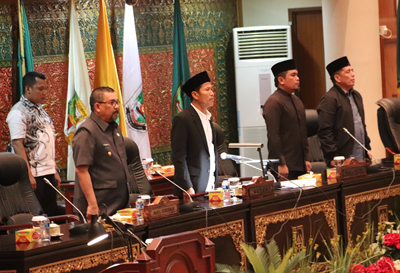 Paripurna Penyampaian Alat Kelengkapan Dewan DPRD Provinsi Riau Berjalan Sukses